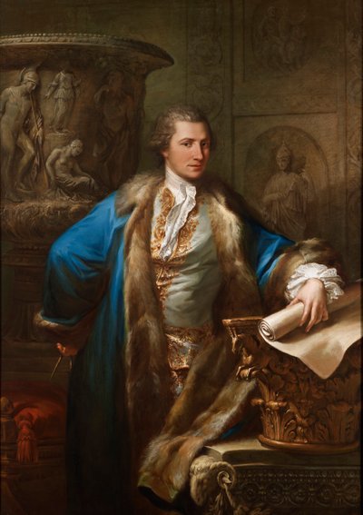 Portrait of James Adam by Antonio Zucchi